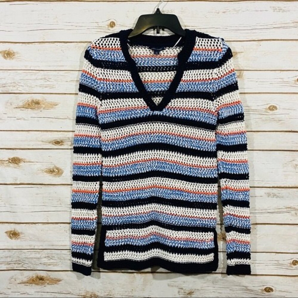 Tommy Hilfiger Open Weave Knit‎ Baja Sweater S/P